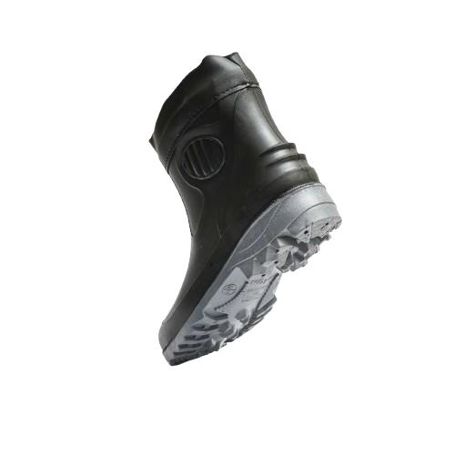 Hillson Collar Boot Soft PVC Steel Toe Safety Shoes Black_4