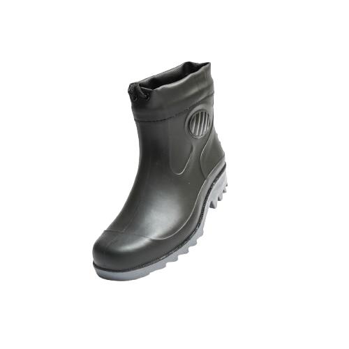 Hillson Collar Boot Soft PVC Steel Toe Safety Shoes Black_1