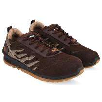 Hillson Swag 1909 Textile Fabric Steel Toe Safety Shoes Brown_0