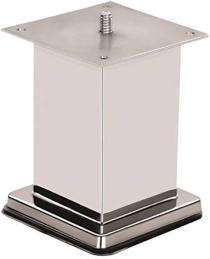 IRONMONGERS Stainless Steel Sofa Legs 2 inch 50 x 100 mm Silver_0