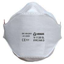 Venus Exhalation Vent Valve Non Woven Fabric Nose Masks Standard Beetle V1120 White_0