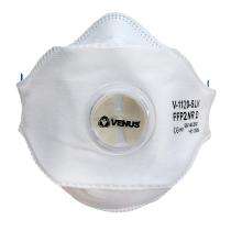 Venus Exhalation Vent Valve Non Woven Fabric Nose Masks Standard Beetle V1120 V White_0
