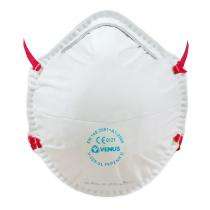 Venus Convex Non Woven Fabric Nose Masks Standard V-220 SL White_0