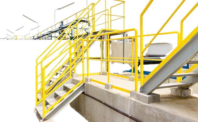 Techmech FRP Handrail Smooth Glossy 1500 mm_2