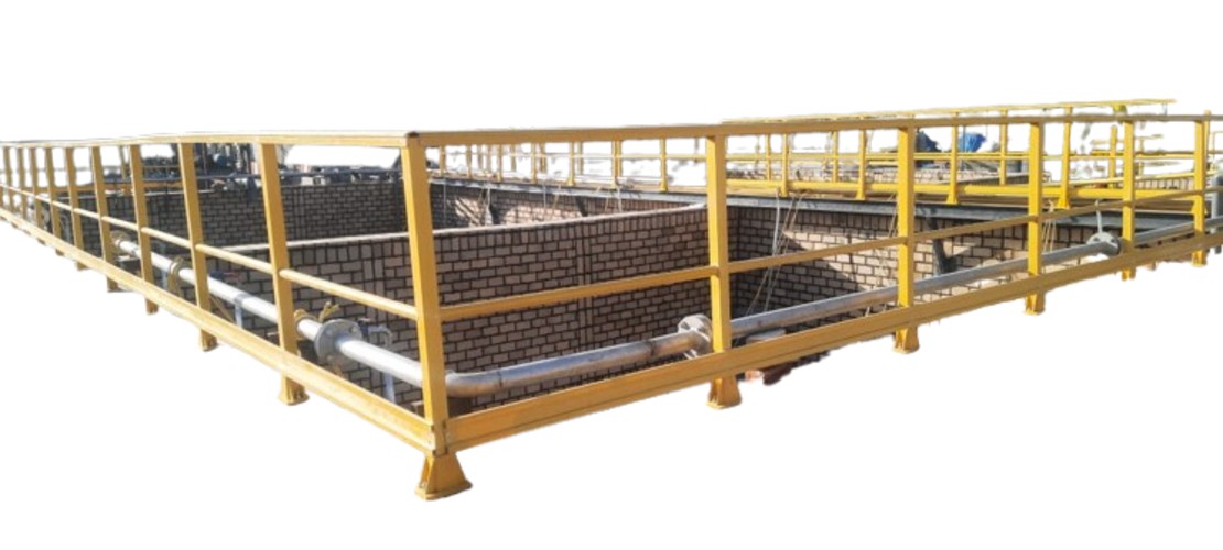 Techmech FRP Handrail Smooth Glossy 1500 mm_1