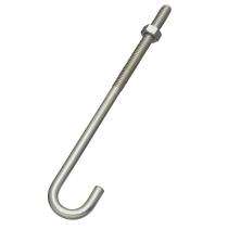 M12 Mild Steel Foundation Bolts J Shape 1000 mm_0