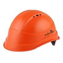 Karam Polyethylene Chrome Orange Air Ventilated Safety Helmets PN545_0