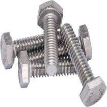 SDE M10 Stainless Steel Hexagon Head Bolts SS 202 150 mm DIN 933_0