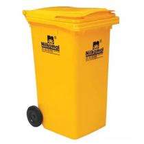 Nilkamal Wheeled Bins Yellow 240 L Plastic_0