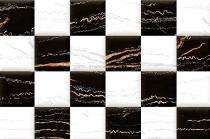 Stylem Exclusive 300 x 450 mm 3484-HL-1 - White and Black Glossy Ceramic Tile_0