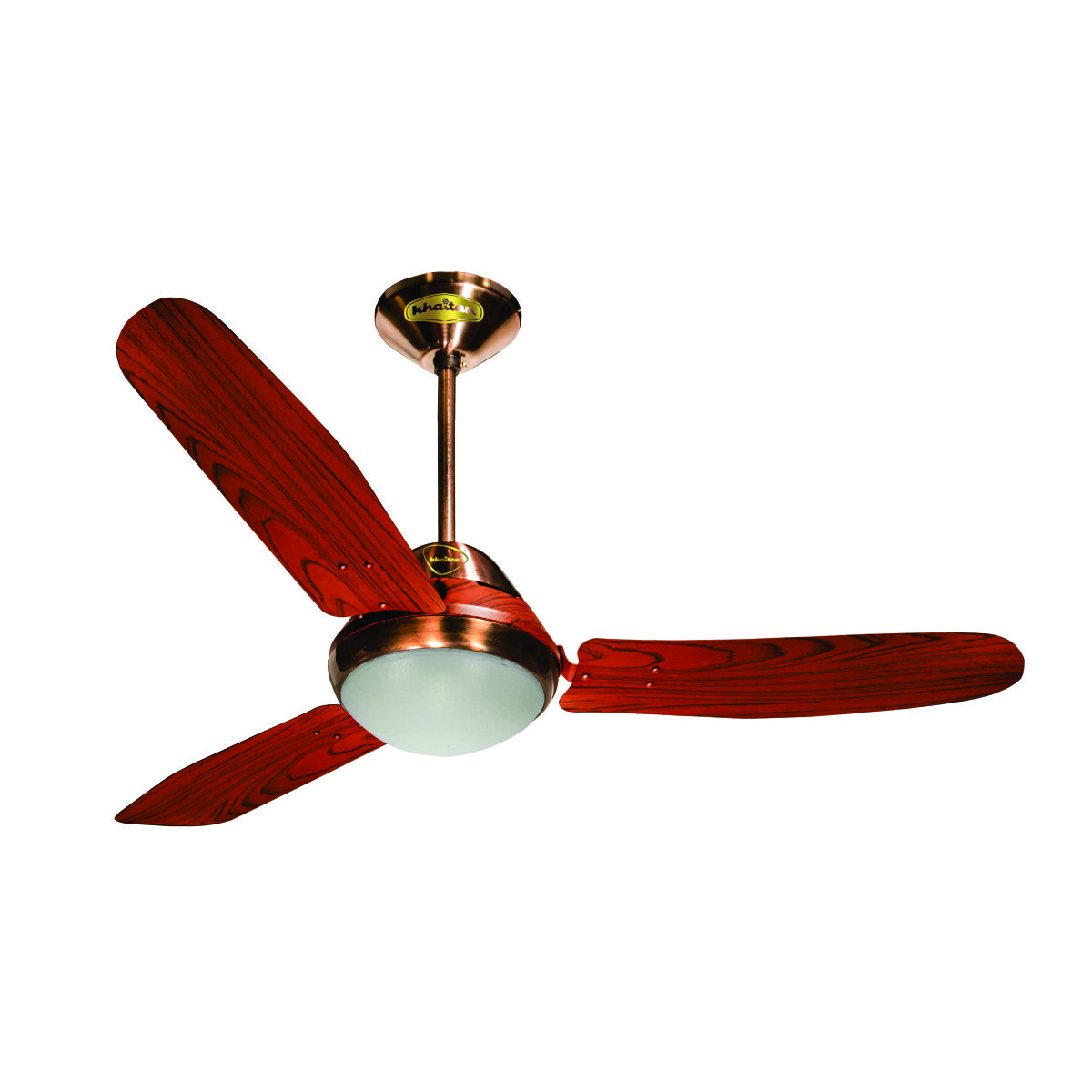 Khaitan Standard 1200 mm 3 Blades 55 W Brown Ceiling Fans_0
