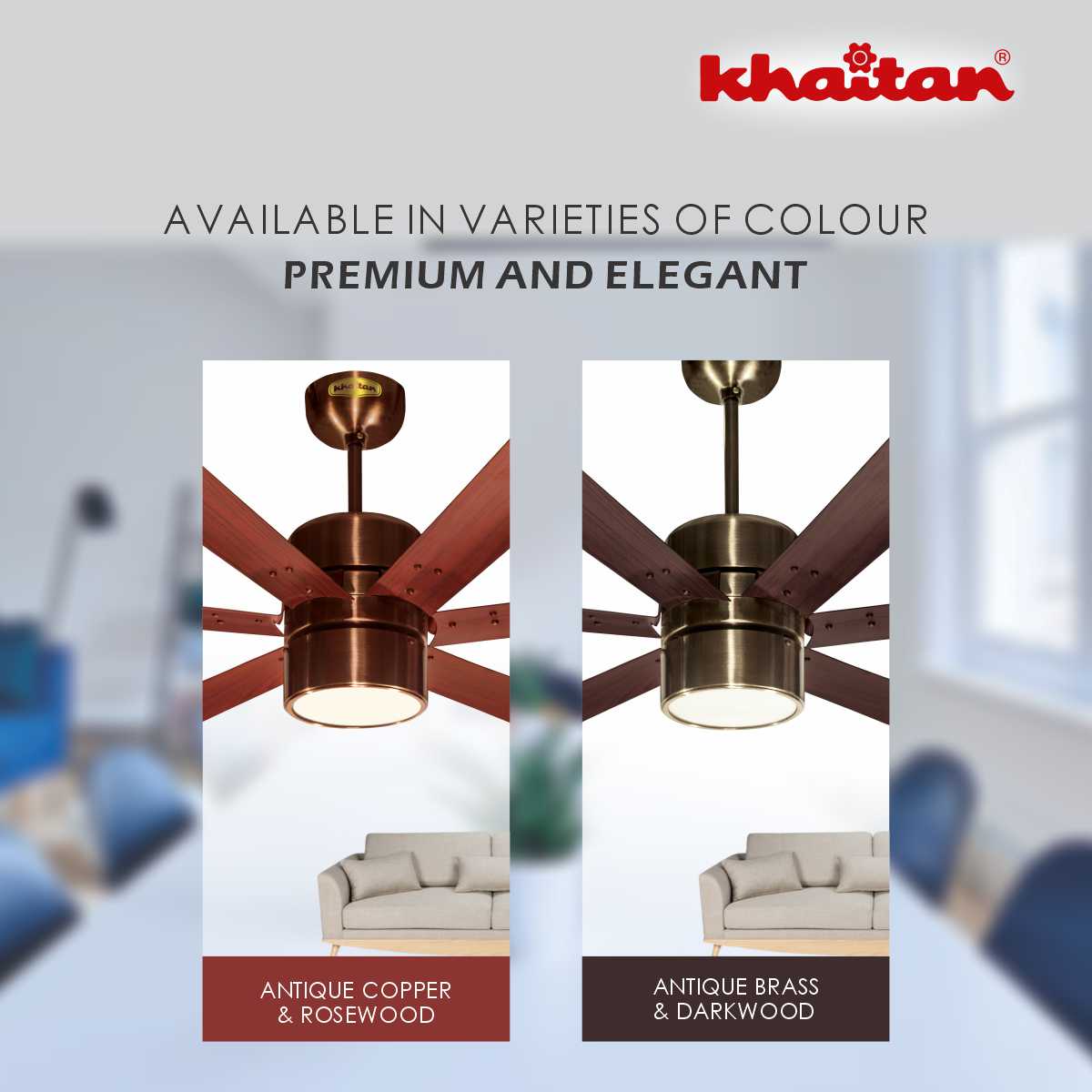 Khaitan Standard 1210 mm 6 Blades 58 W Antique Copper Ceiling Fans_2