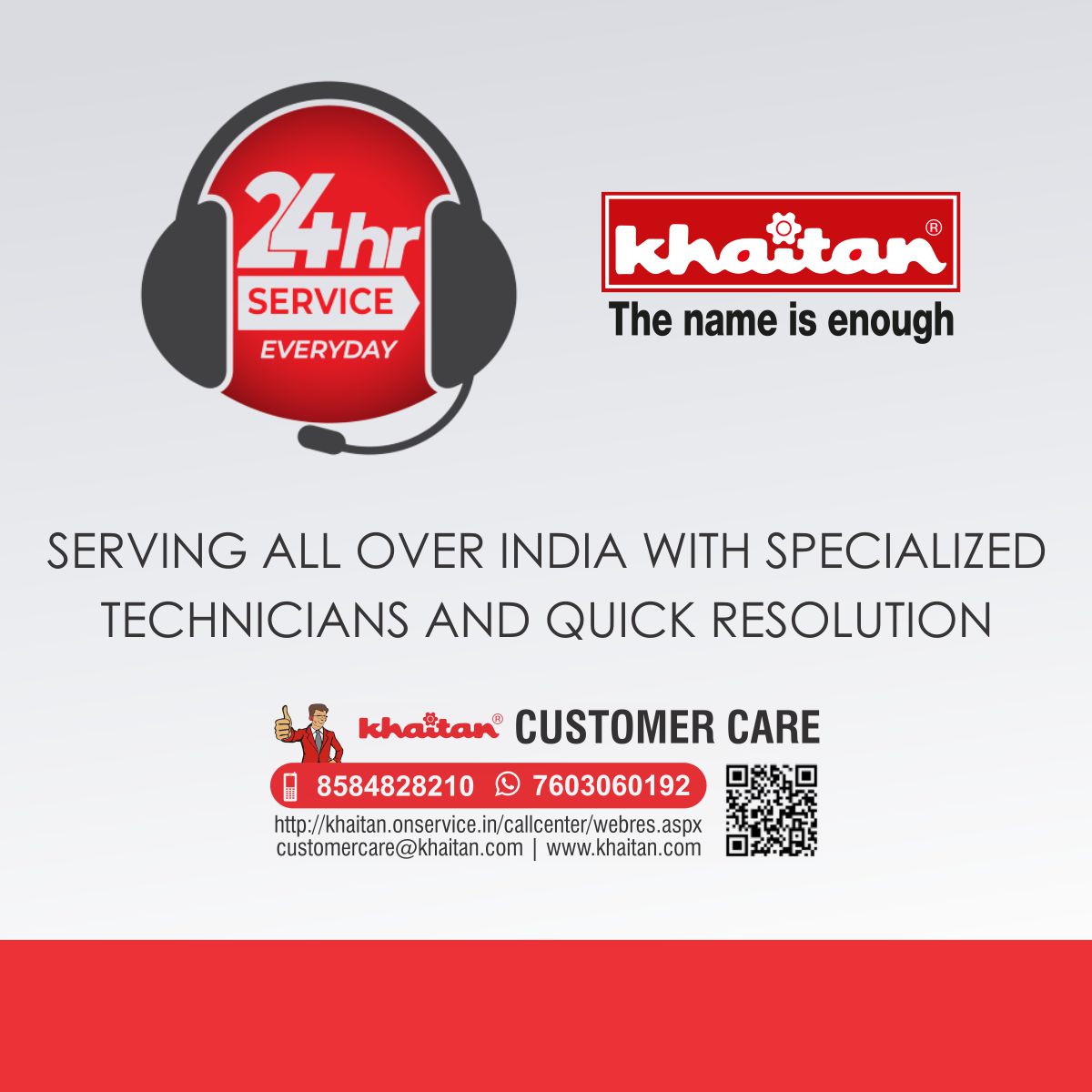 Khaitan Standard 1200 mm 3 Blades 52 W Off White Ceiling Fans_4