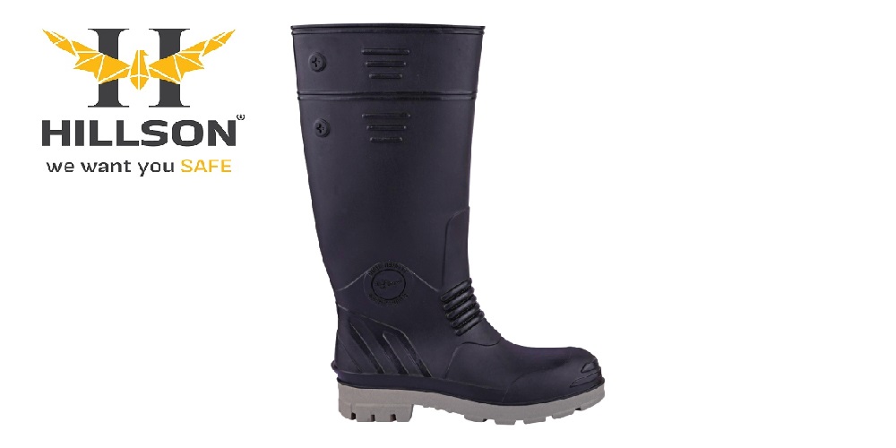 Hillson Torpedo 212 Fully Moulded Hard PVC Gumboots_2