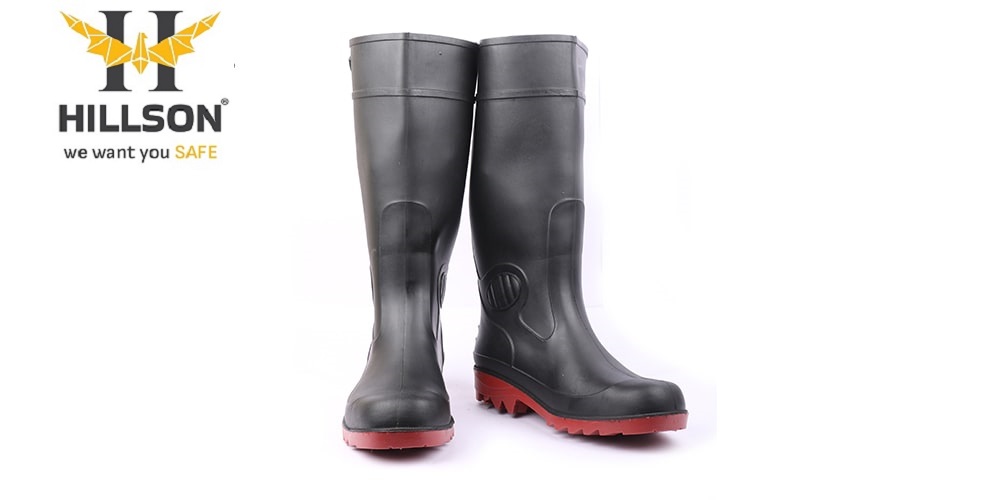 Hillson Dragon 512 Fully Moulded Hard PVC Gumboots_1