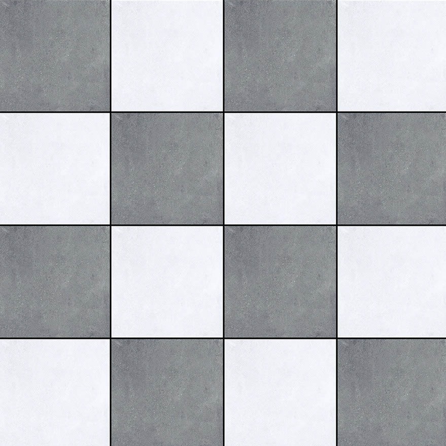 Stylem Rustic Series 400 x 400 mm 2702 - White Rustic Vitrified Tile_1