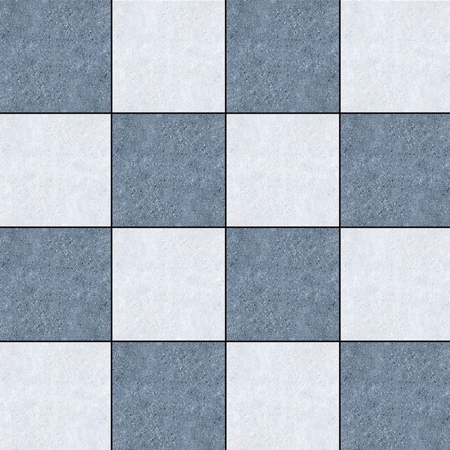 Stylem Rustic Series 400 x 400 mm 2728 - Blue Rustic Vitrified Tile_1