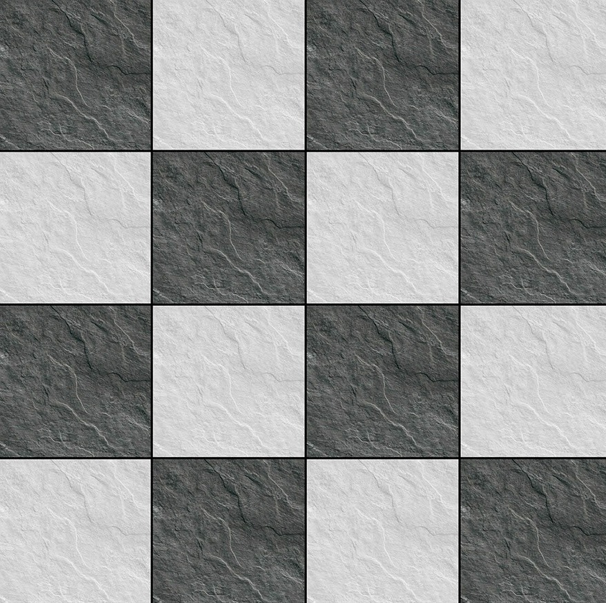 Stylem Rustic Series 400 x 400 mm 3003 - Grey Rustic Vitrified Tile_1