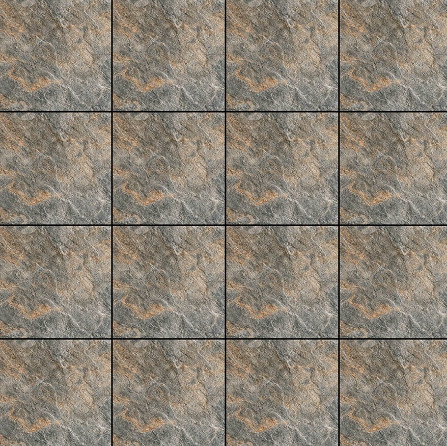 Stylem Rustic Series 400 x 400 mm 3006 - Multicolour Rustic Vitrified Tile_1