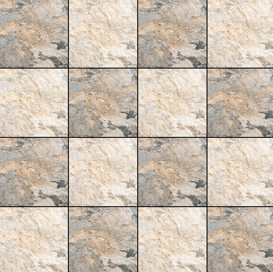 Stylem Rustic Series 400 x 400 mm 3007 - Multicolour Rustic Vitrified Tile_1