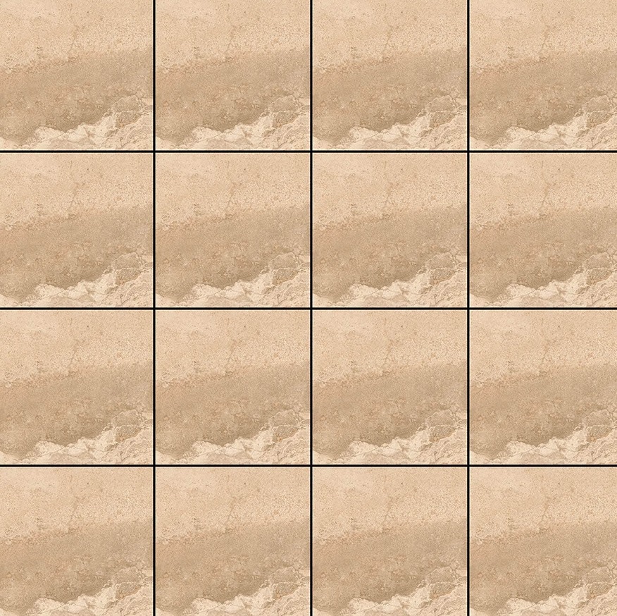 Stylem Rustic Series 400 x 400 mm S- 3110(17) - Brown Rustic Vitrified Tile_1