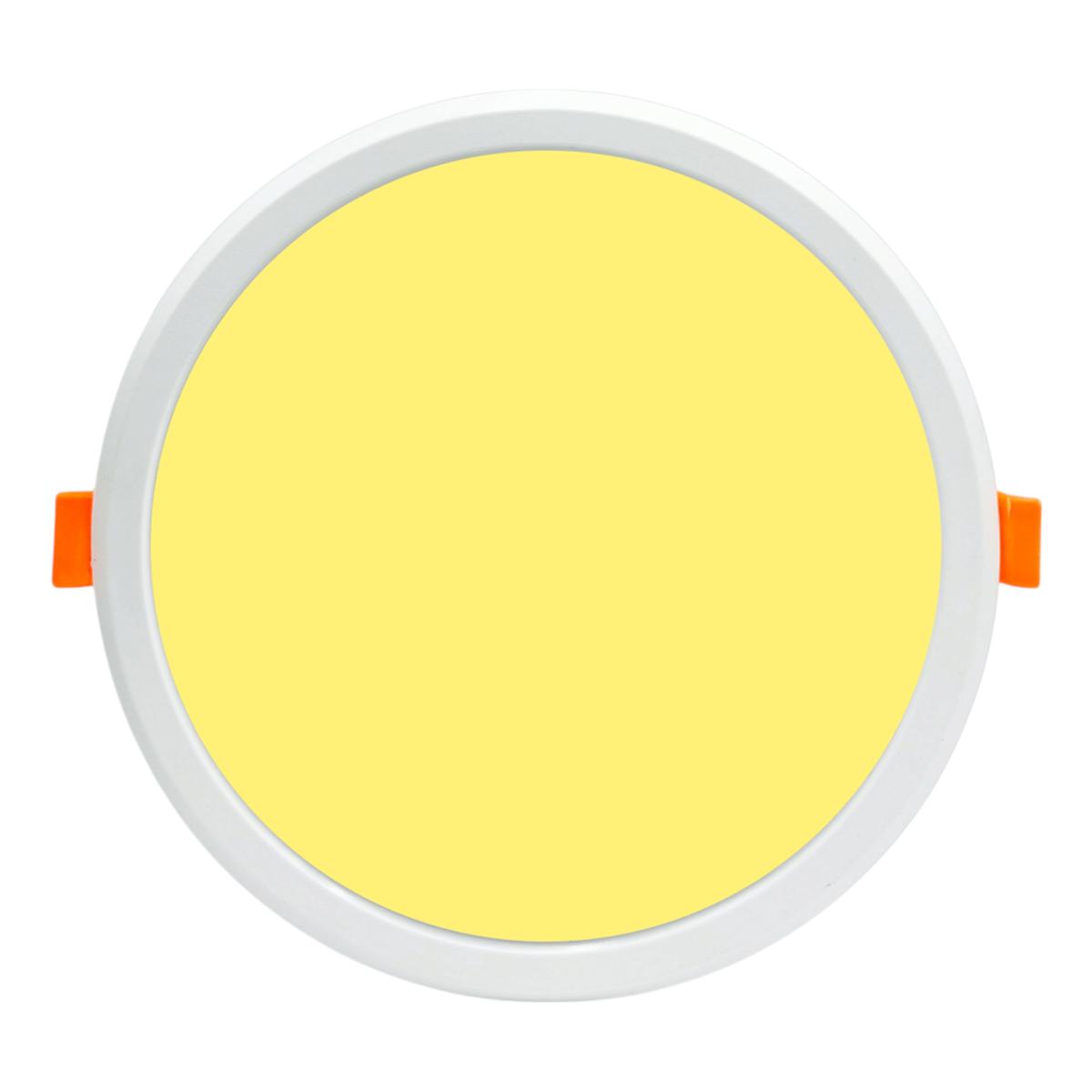 K2-Lighton 15 W Round Warm White 150 x 150 x 30 mm LED Panel Lights Recessed Mounted_1