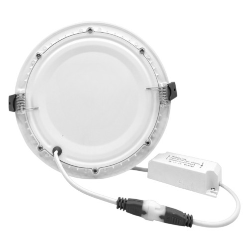 K2-Lighton 15 W Round Natural White 155 x 155 x 21 mm LED Panel Lights Recessed Mounted_1