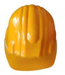 Plastic Yellow Modular Safety Helmets_0