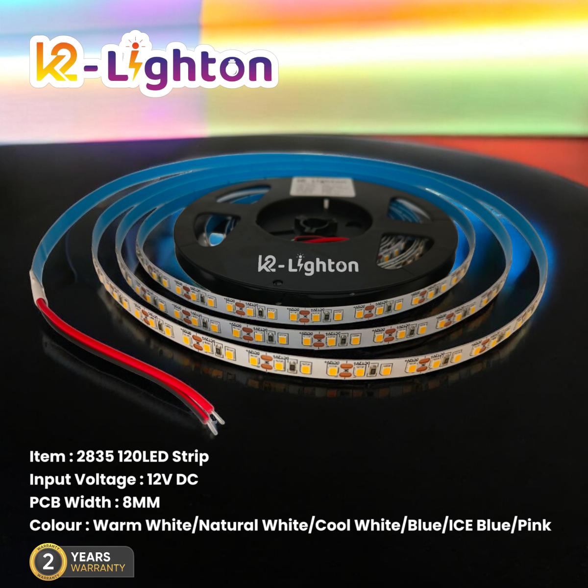 K2-Lighton Warm White 5 m 12 W LED Strip Lights_1