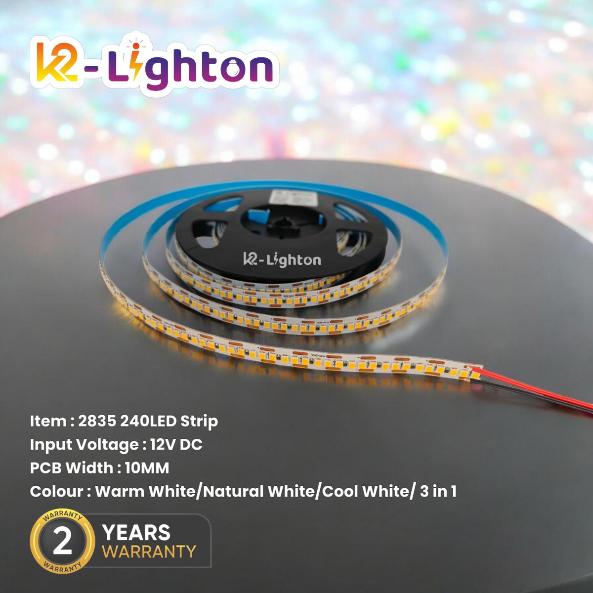 K2-Lighton Warm White 5 m 18 W LED Strip Lights_1