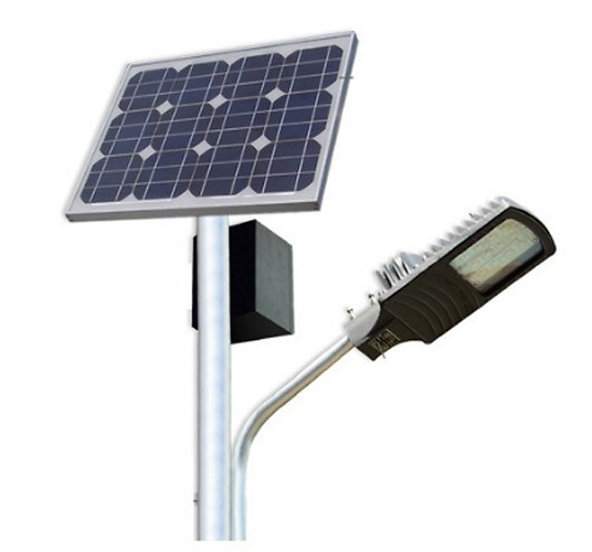 Spaarkle 45 W Cool White LED Aluminium 30 Ah Solar Street Light_0