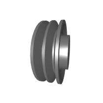 SIT 102 mm Solid Hub Belt Pulleys PT SPZ-Z-3V 50 mm_0