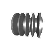 SIT 102 mm Solid Hub Belt Pulleys PT SPZ-Z-3V 65 mm_0