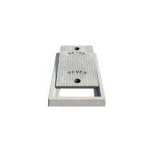 KK Precast Manhole Cover Concrete Chequered Finish 900 x 450 mm_0