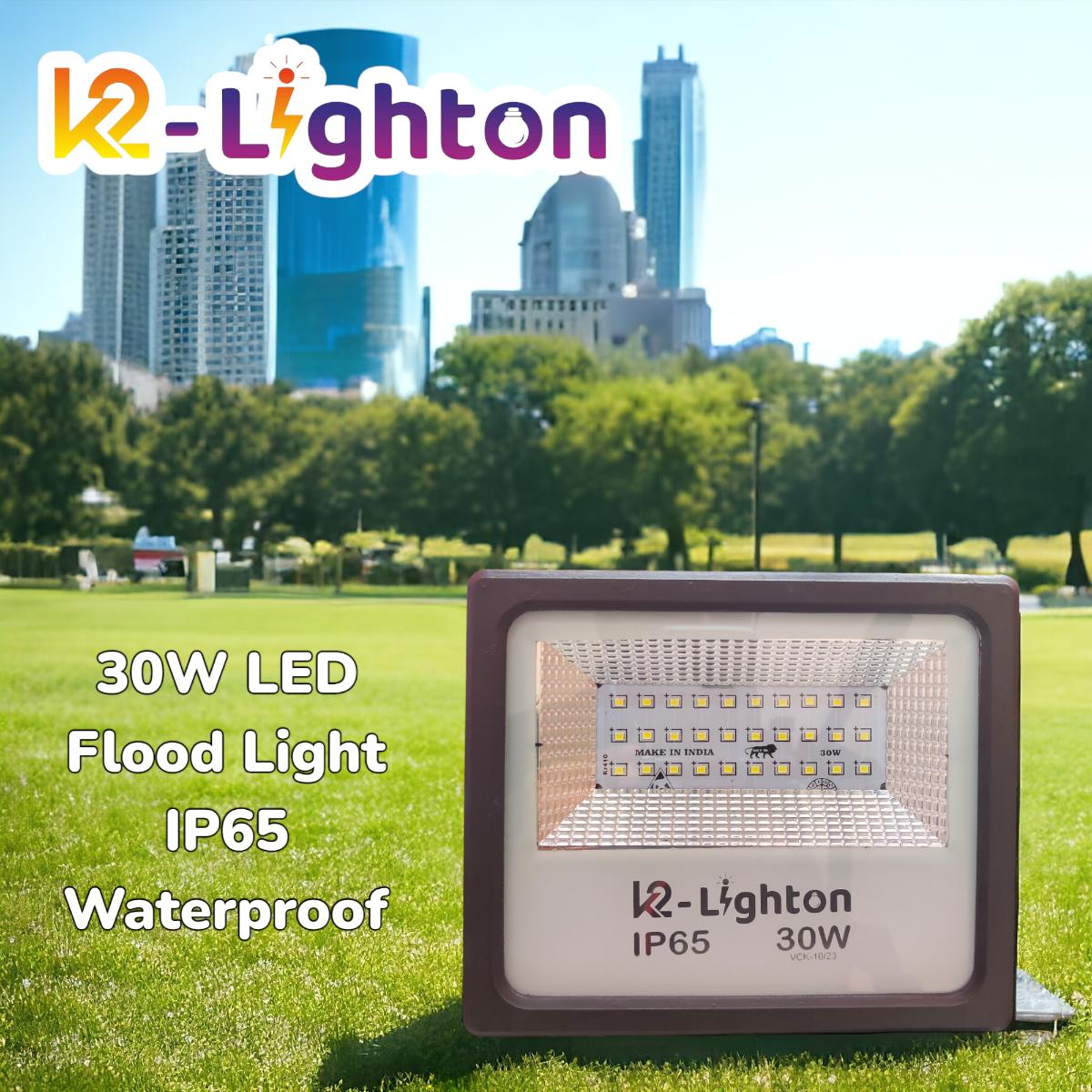 K2-Lighton 30 W Cool White IP65 4 kV 3600 Lumen ALF LED Flood Lights_2