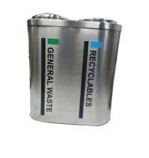 Self Closing Bins Silver 10 L Stainless Steel_0