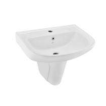 Jaquar Wash Basin Continental CNS-WHT-801 Wall Hung Half Pedestal_0