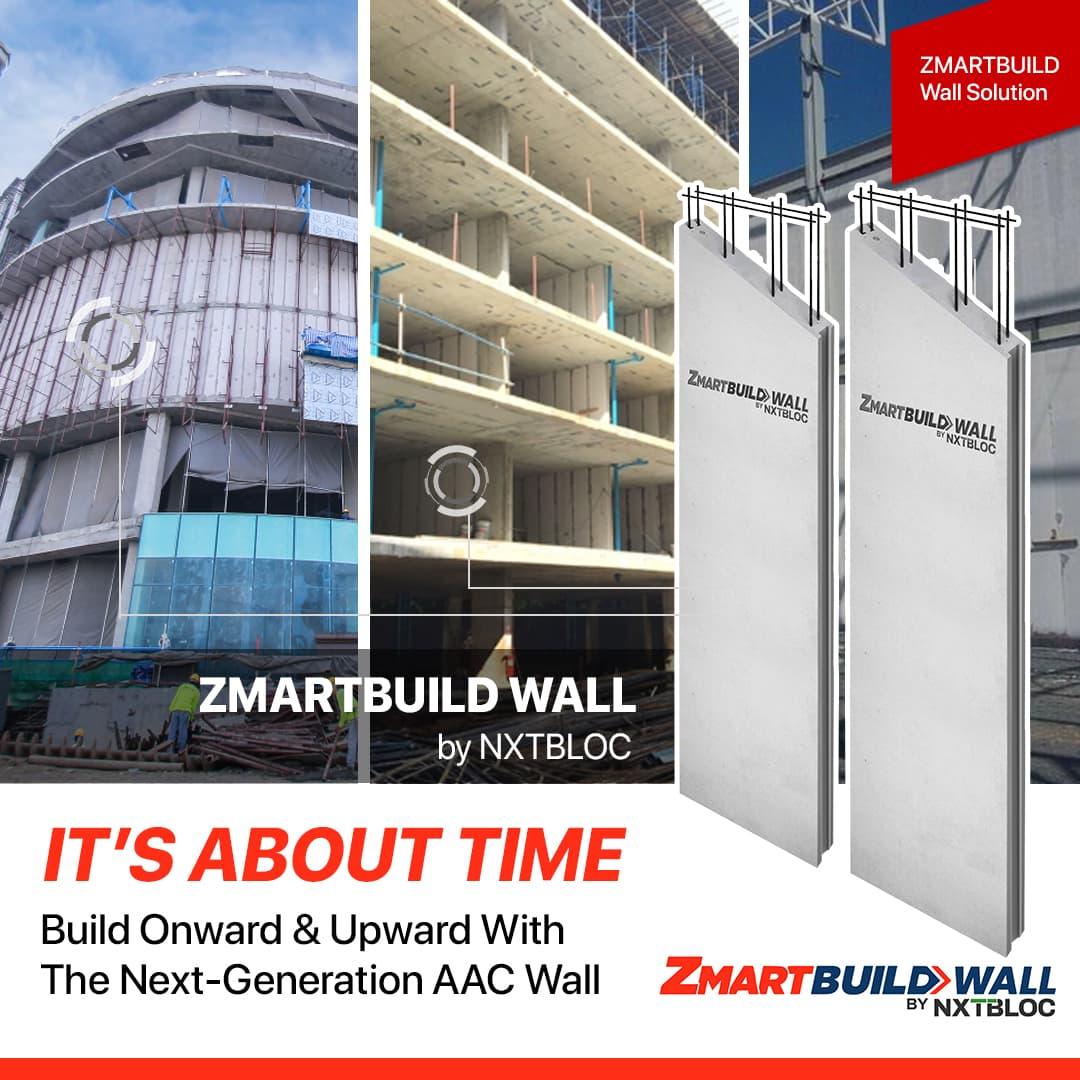ZMARTBUILD Wall by NXTBLOC 4.2 N/mm2 AAC Wall Panel 3000 mm 600 mm 120 mm_1