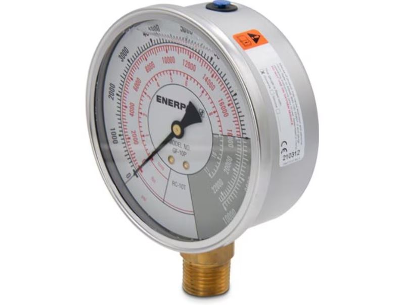 Enerpac 100 psi Glycerin Pressure Gauge 4 in_1