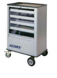 ATORN 4 Drawer Mild Steel Tool Trolley_0
