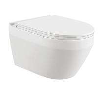 Hindware EWC with Seat Cover and Flush MARGO R92599 (P-20.5) Wall Mounted_0