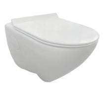 Hindware EWC with Seat Cover and Flush CHARM92620 (P-23.5) Wall Mounted_0