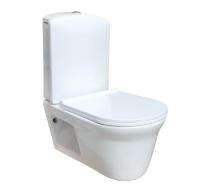 Hindware EWC with Seat Cover and Flush PURE20151 (P-17.5) Wall Mounted_0