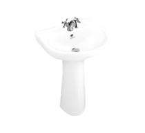 Hindware Wash Basin CLEO 10012 Full Pedestal_0