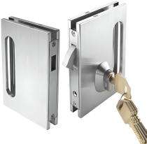 Probizz Stainless Steel Glass Sliding Door Locks 3206_0