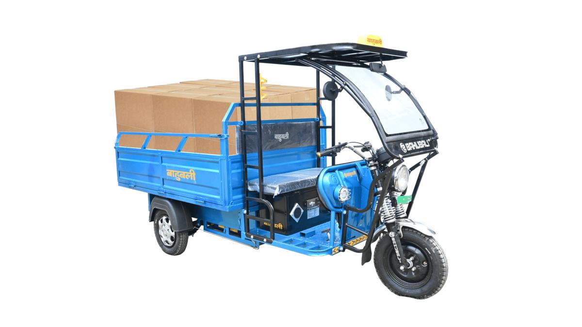 Bahubali Open Body Loader Blue Electric Rickshaw Loader_1
