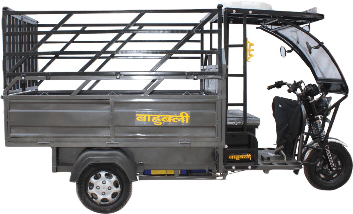 Bahubali Open Body Loader Black Electric Rickshaw Loader_1