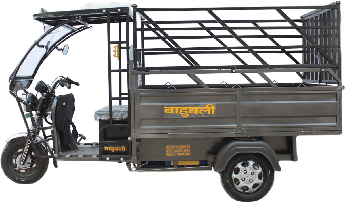 Bahubali Open Body Loader Black Electric Rickshaw Loader_2