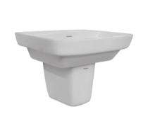 Hindware Wash Basin EVITA 10123 Half Pedestal_0