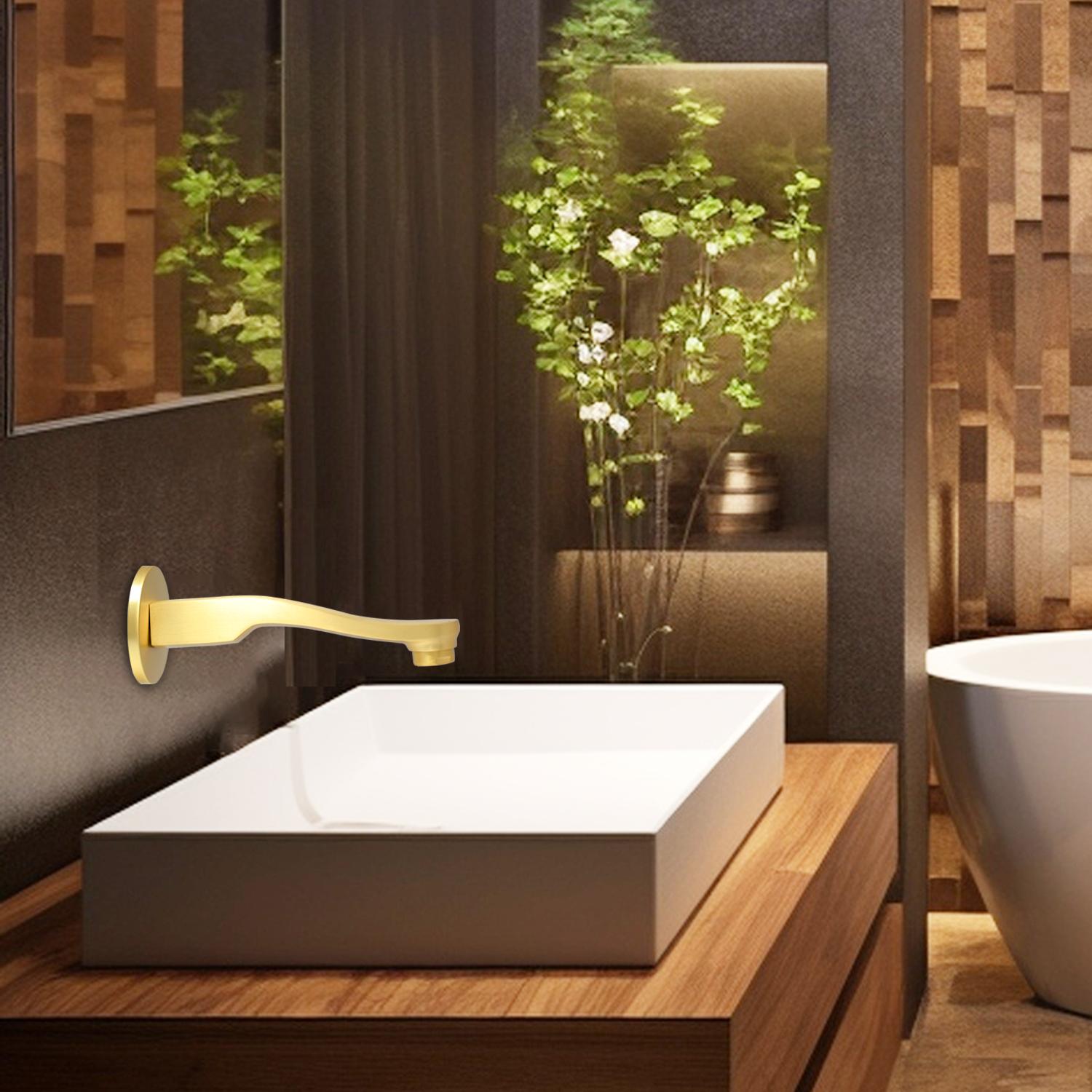 D&B Bathware Brushed Gold Matt Finish Spouts Faucet BATH-SPOUT - 3319_2